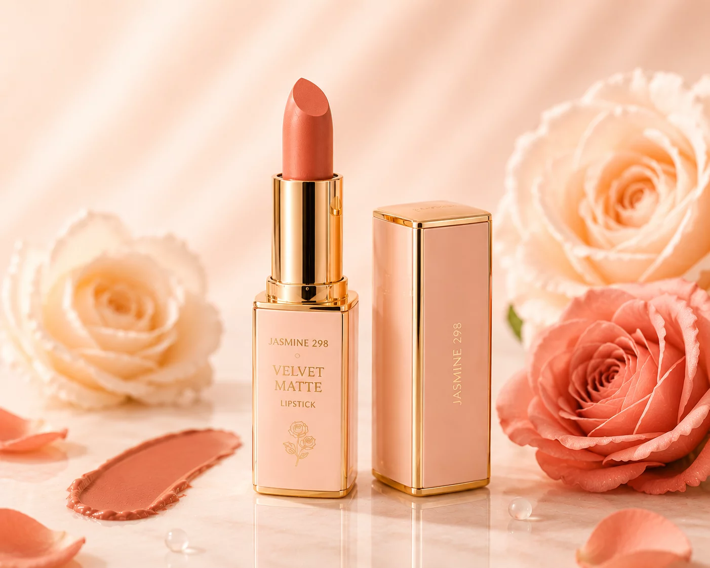 Velvet Matte Lipstick – Peach Nude