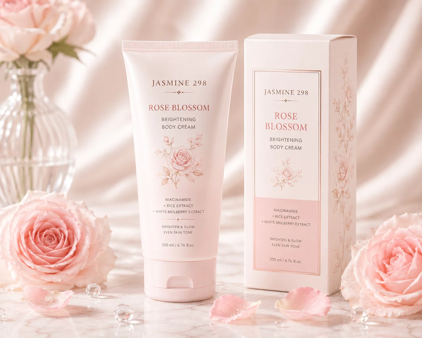Rose Blossom Brightening Body Cream